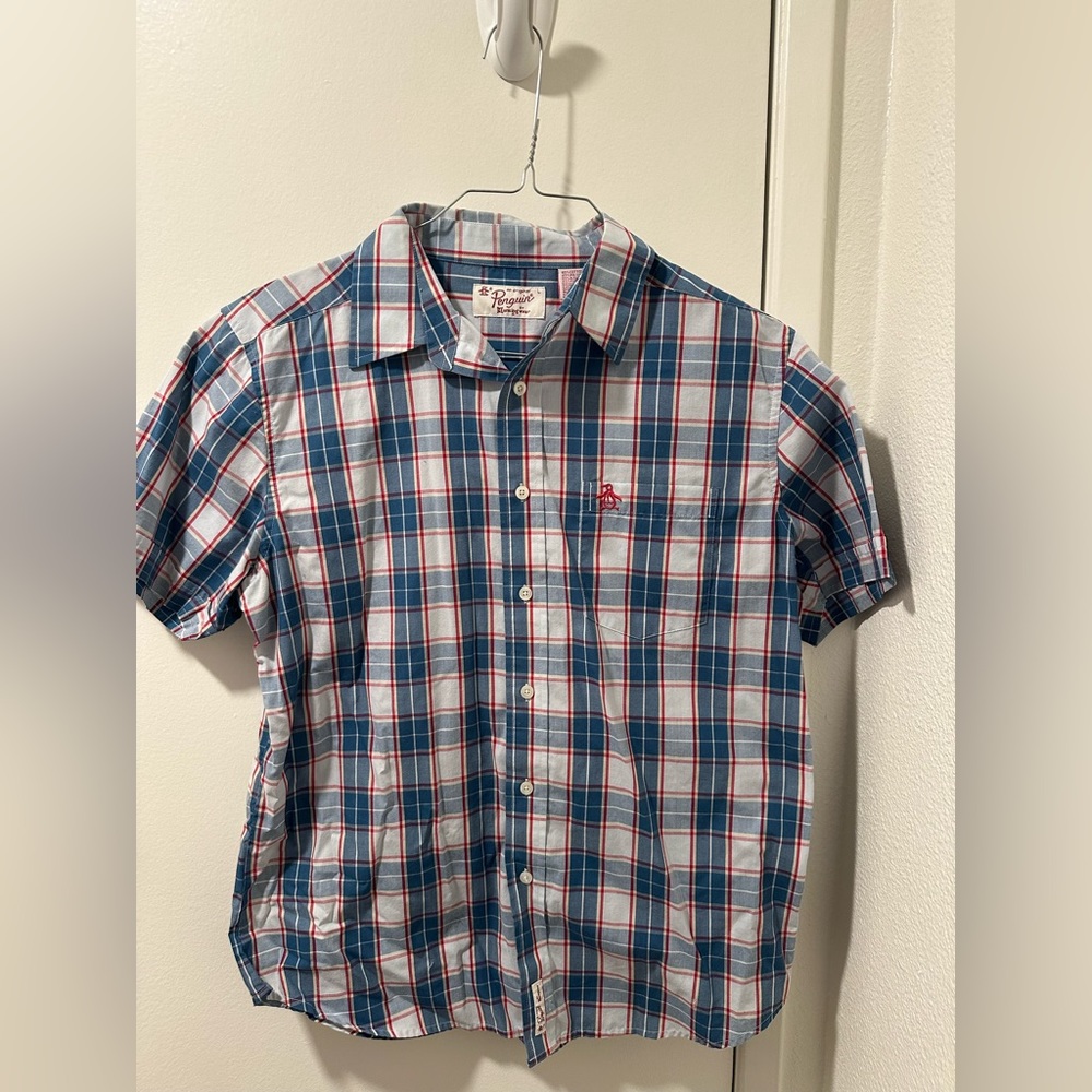 Men’s large short sleeve button up shirt